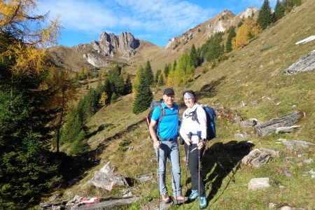 Gemütliche Wanderung mit Manuela zur Mooslehenalm im Oktober 2022