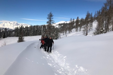 Schneeschuhwanderung mit Toni
im Bereich der Breitenebenalm
