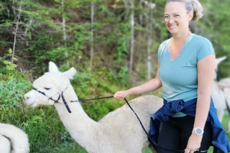 Alpaka Wanderung mit Karin & unseren flauschigen Freunden