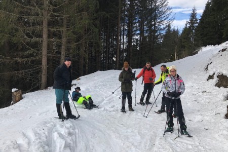 Geführte Schneeschuhwanderung mit Toni im Bereich der Breitenebenalm - Karseggalm