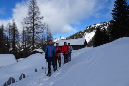 Schneeschuhwanderung mit Maria Knapp im Ellmautal