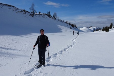 Schneeschuhwanderung mit Toni sen. im Gebiet "Filzmoosalm"