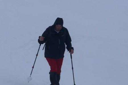 Schneeschuhwanderung mit Toni sen. im Gebiet der Breitenebenalm