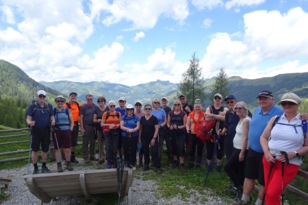 Wanderung mit Daniela zur Filzmoosalm