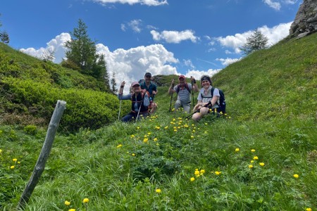 Gemeinsame Wanderung mit Toni sen.