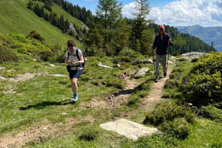 Gemeinsame Wanderung mit Toni sen.