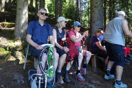 Wanderung mit Maria zur Heugathalm