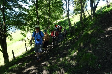 Wanderung mit Maria zur Heugathalm