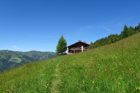 Wanderung mit Maria zur Heugathalm