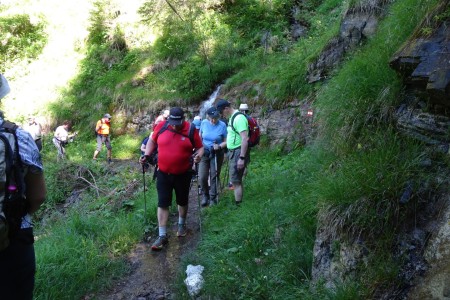 Wanderung mit Maria zur Heugathalm