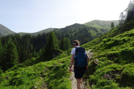 Wanderung mit Melanie und Maria zu den Draugsteinalmen