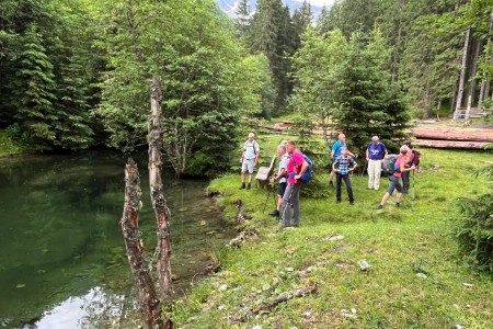 Geführte Wanderung mit Toni im Bereich der Hub Grundalm