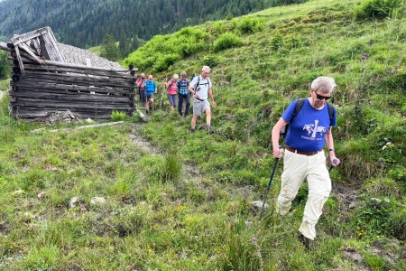 Geführte Wanderung mit Toni im Bereich der Hub Grundalm