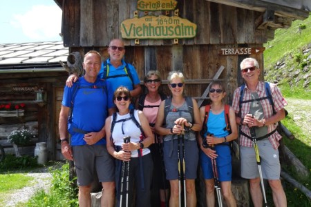 Wanderung mit Daniela zur Viehausalm