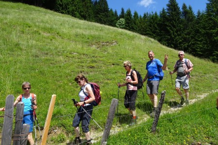 Wanderung mit Daniela zur Viehausalm