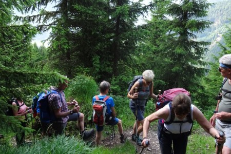 Wanderung mit Daniela zur Viehausalm