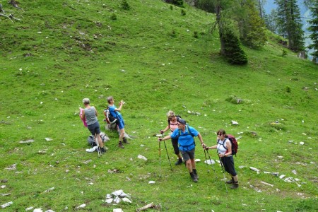 Wanderung mit Daniela zur Viehausalm