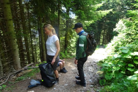 Wanderung mit Maria zur Modereggalm