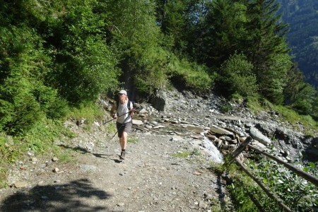 Wanderung mit Maria zur Modereggalm