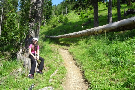 Almwanderung mit Melanie zur Niggltalalm