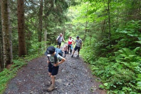 Wanderung mit Melanie zur Aigenalm