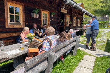 Wanderung mit Toni sen. zur Bichlalm