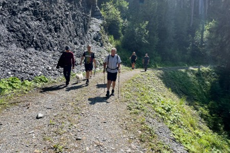 Wanderung mit Toni sen. zur Bichlalm