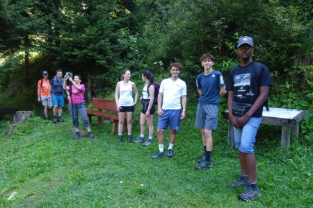 Wanderung mit Maria zur Hirschgrubenalm