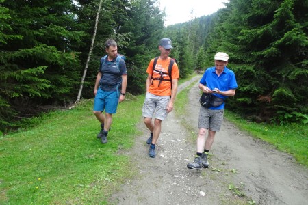 Wanderung mit Maria zur Hirschgrubenalm