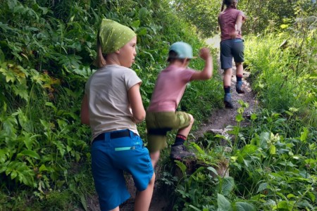 Wanderung mit Daniela zur Karseggalm