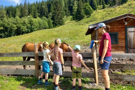 Wanderung mit Daniela zur Karseggalm