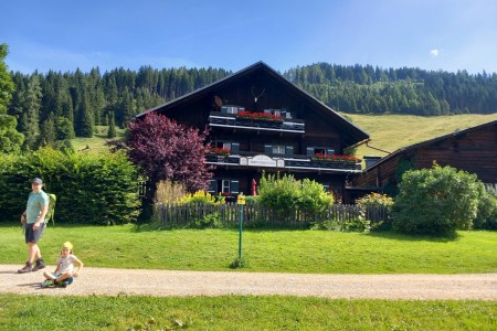 Wanderung mit Daniela zur Karseggalm