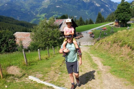 Wanderung mit Daniela zur Karseggalm