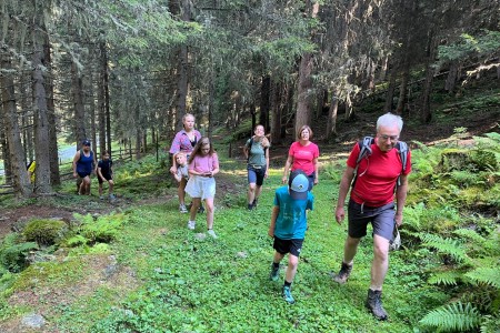 Wanderung mit Toni sen. zur Maurachalm