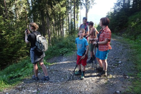 Wanderung mit Kathi zur Bichlalm