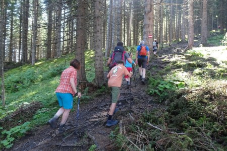 Wanderung mit Kathi zur Bichlalm