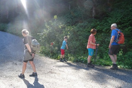 Wanderung mit Kathi zur Bichlalm