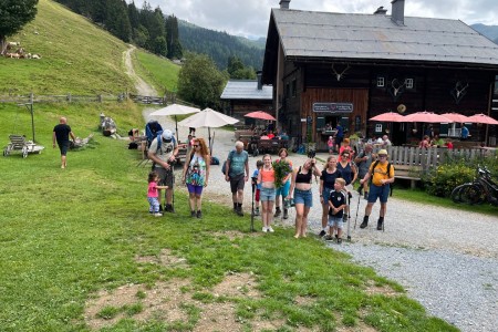 Wunderschöne Wanderung im Bereich der Breitenebenalm mit Toni sen.