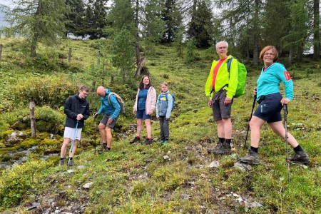 Wanderung mit Toni sen. zur Filzmoosalm