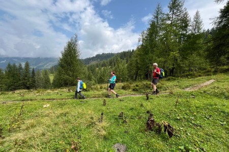 Wanderung mit Toni sen. zur Filzmoosalm