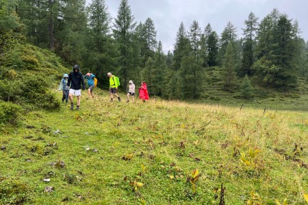 Wanderung mit Toni sen. zur Filzmoosalm