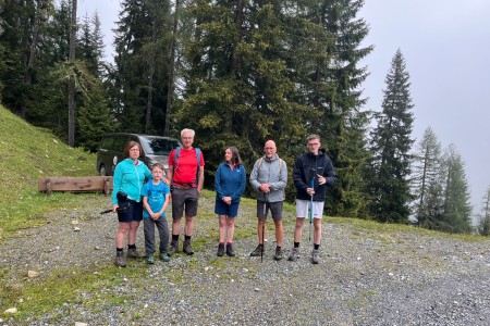 Wanderung mit Toni sen. zur Filzmoosalm