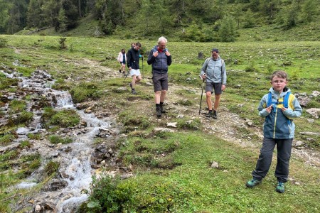 Wanderung mit Toni sen. zur Filzmoosalm