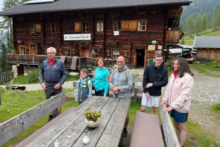 Wanderung mit Toni sen. zur Filzmoosalm