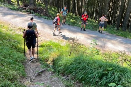 Wanderung mit Toni sen. zur Maurachalm