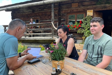 Wanderung mit Toni sen. zur Maurachalm