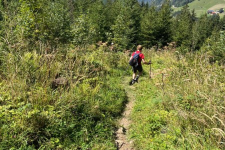 Wanderung mit Toni sen. zur Maurachalm