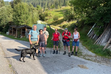 Wanderung mit Toni sen. zur Maurachalm