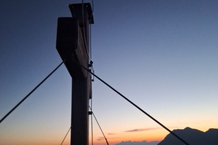 Sonnenaufgang Wanderung mit Matthias im Bereich der Loosbühelalm