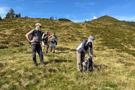 Wanderung mit Toni sen. über die Spatlacken zur Breitenebenalm